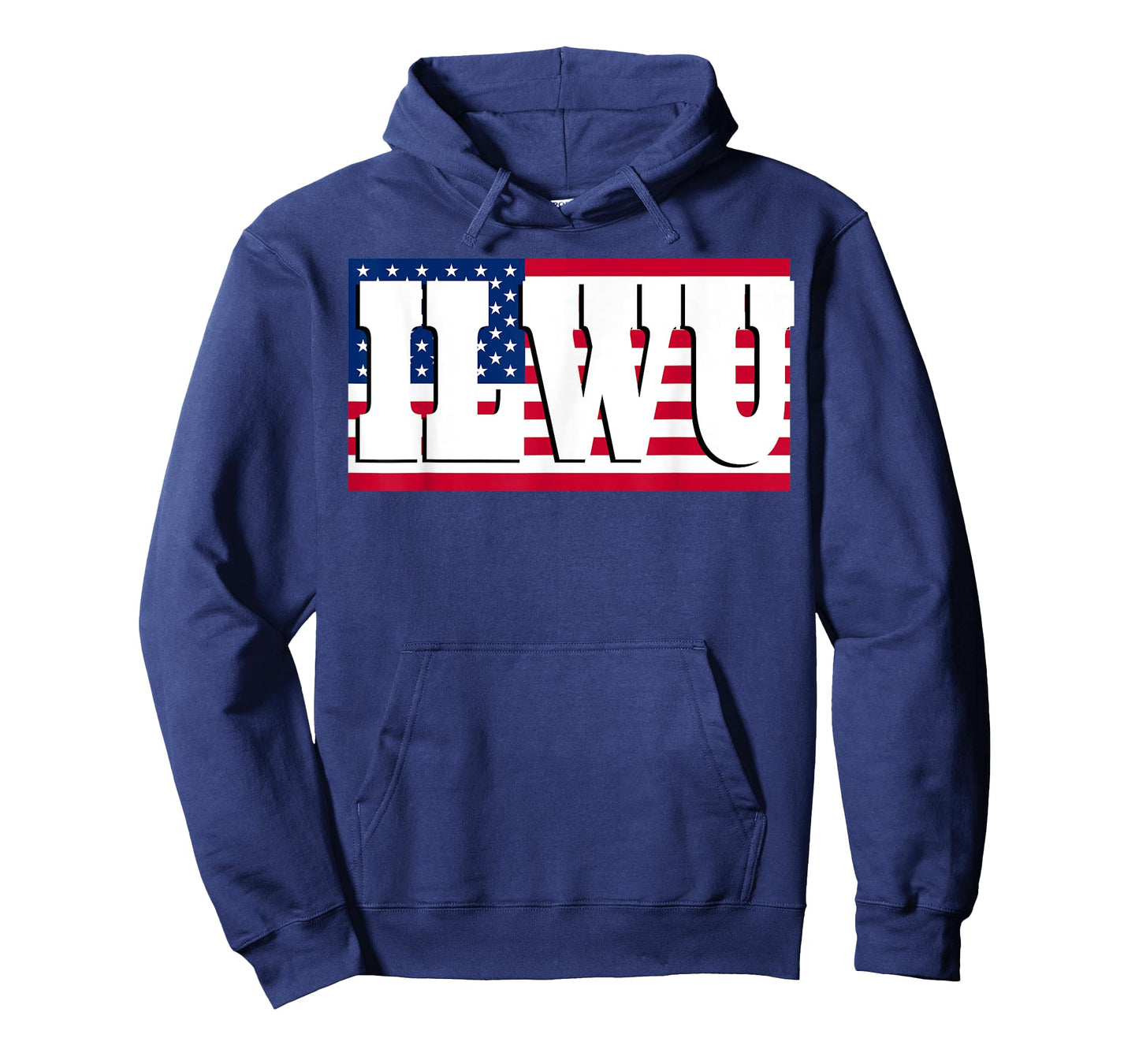 ILWU AMERICAN FLAG Women Men T-Shirt