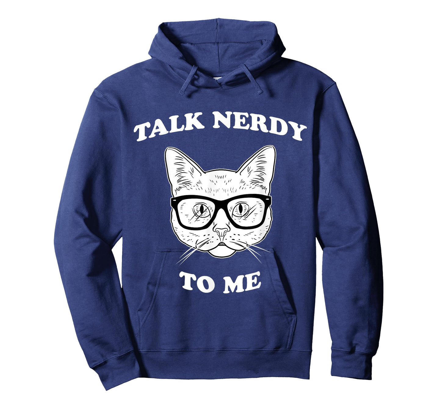Talk Nerdy to me, nerd cat graphic tee