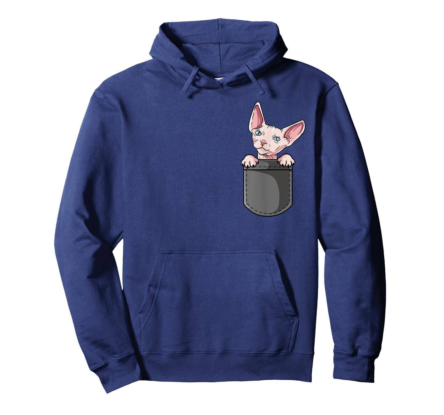 Cute Hairless Cat Design - Pocket Sphynx T-Shirt