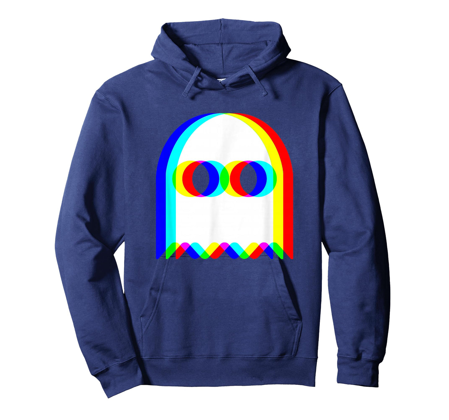 Funny Ghost Trippy Vaporwave Halloween Techno Rave EDM Party T-Shirt