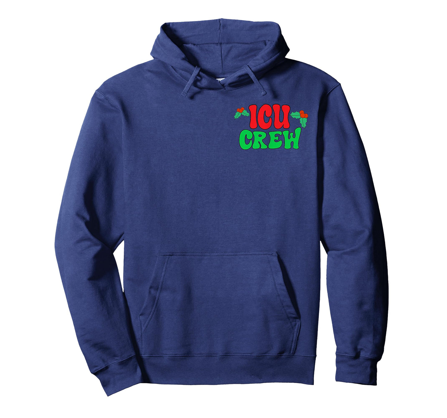 (2 Sided) Nurse Christmas Intensive Care Unit ICU Crew Nurse T-Shirt