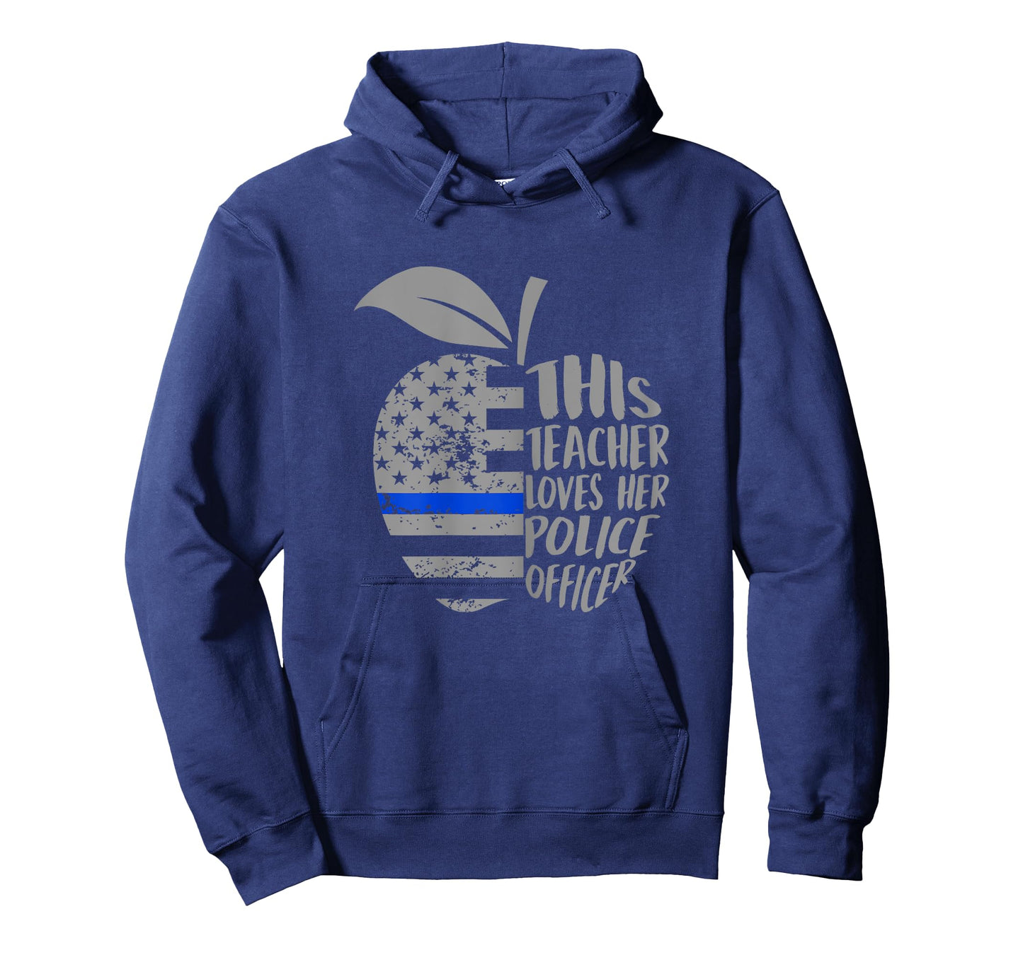 This Teacher Loves Her Police Officer Funny Wife Saying T-Shirt