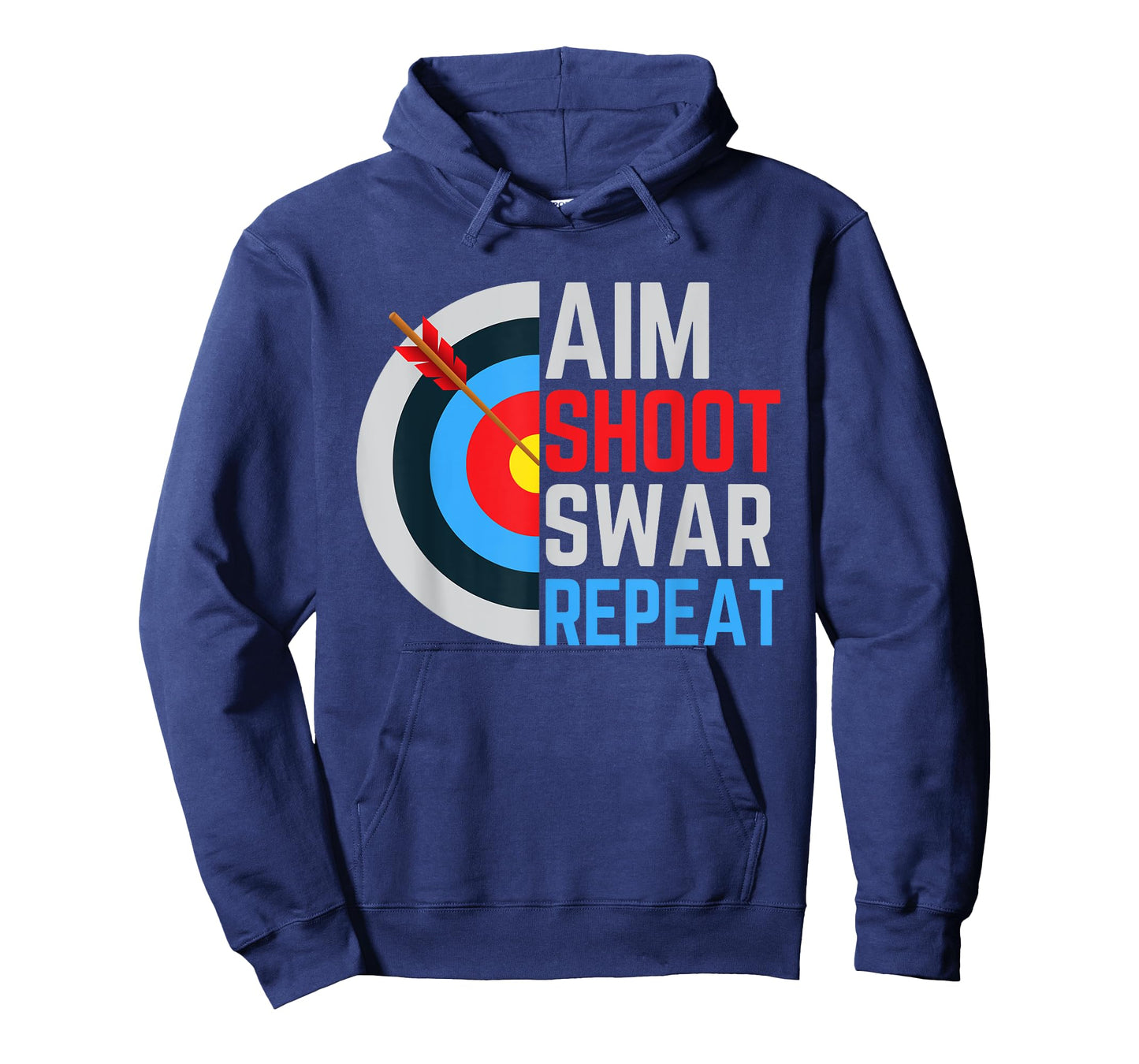Aim Shoot Swear Repeat Archery Archer T-Shirt