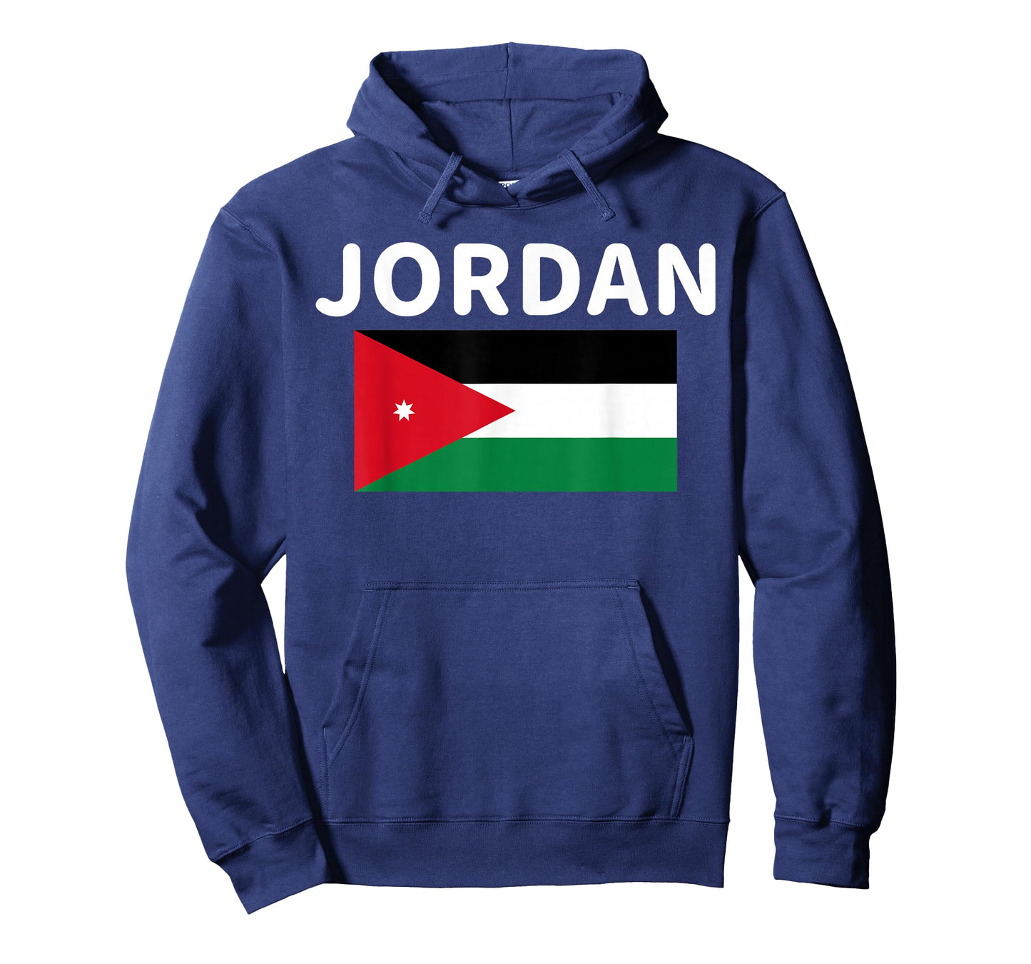 Jordan, Jordanian Country Flag Print T-Shirt