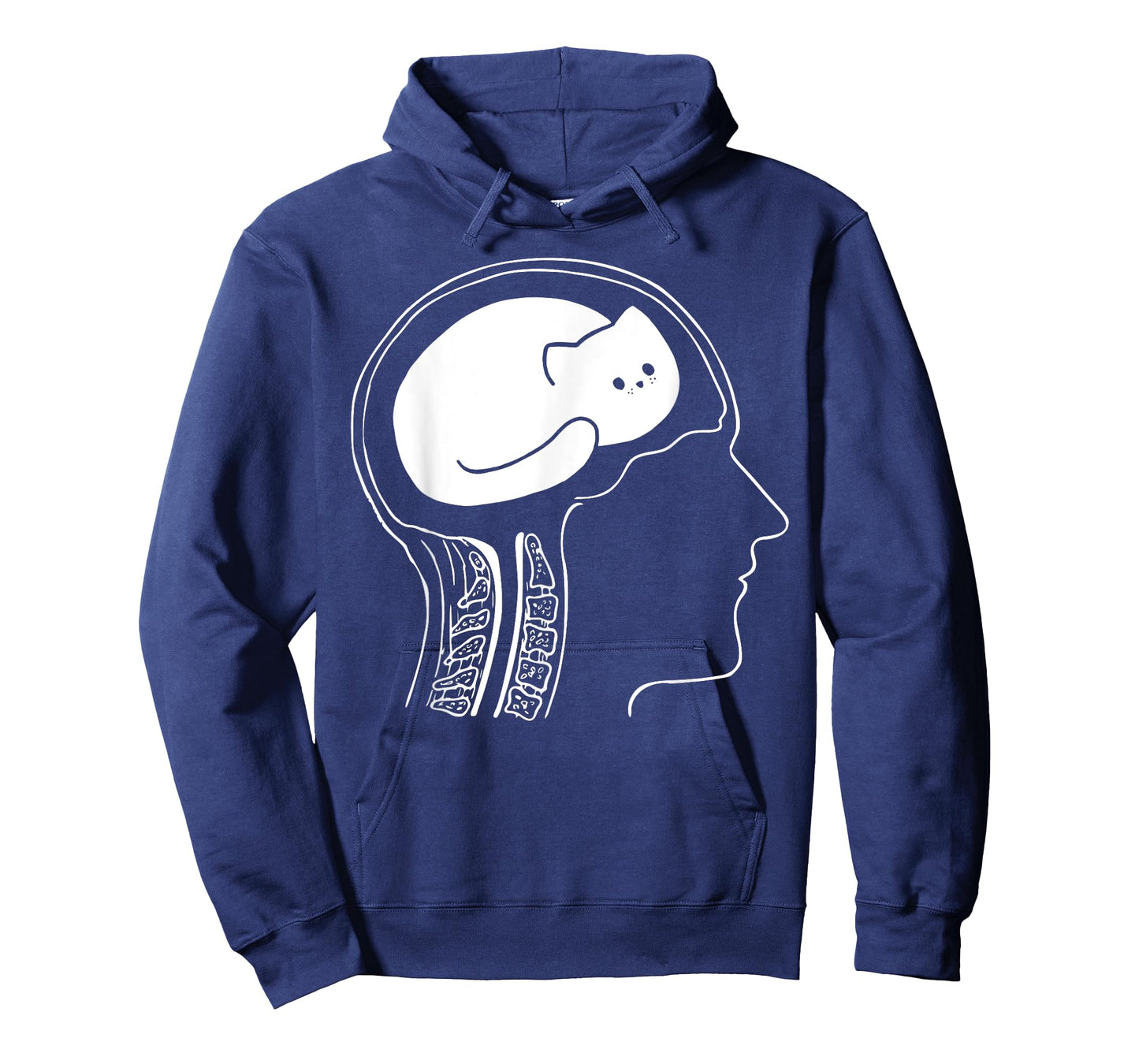Funny Cat Brain Meme Joke Graphic T-Shirt