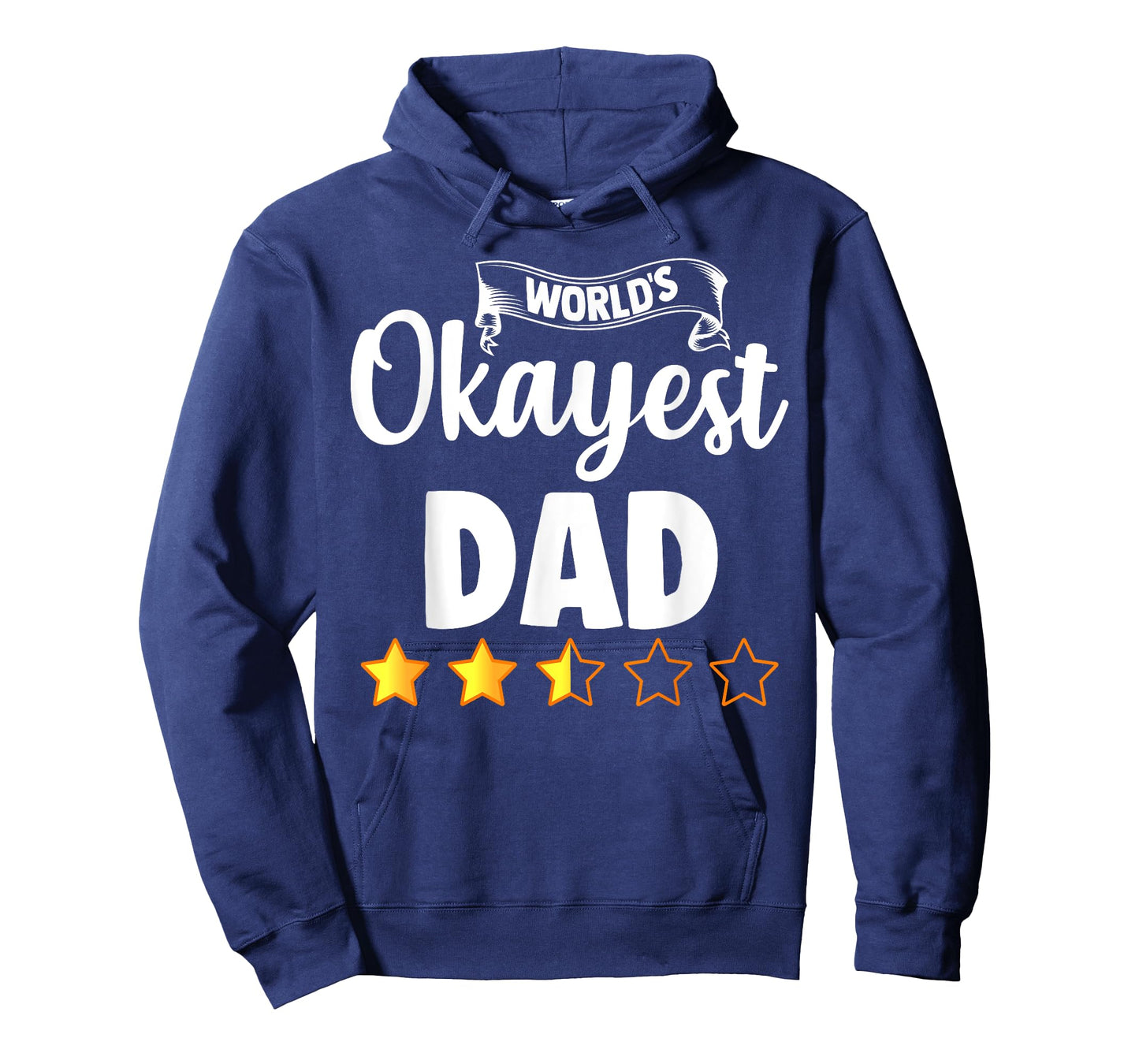 Dad Funny Gift World's Okayest Dad T-Shirt