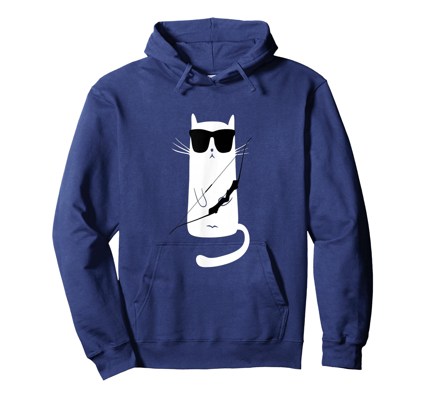 Funny Cat Wearing Sunglasses Archery T-Shirt