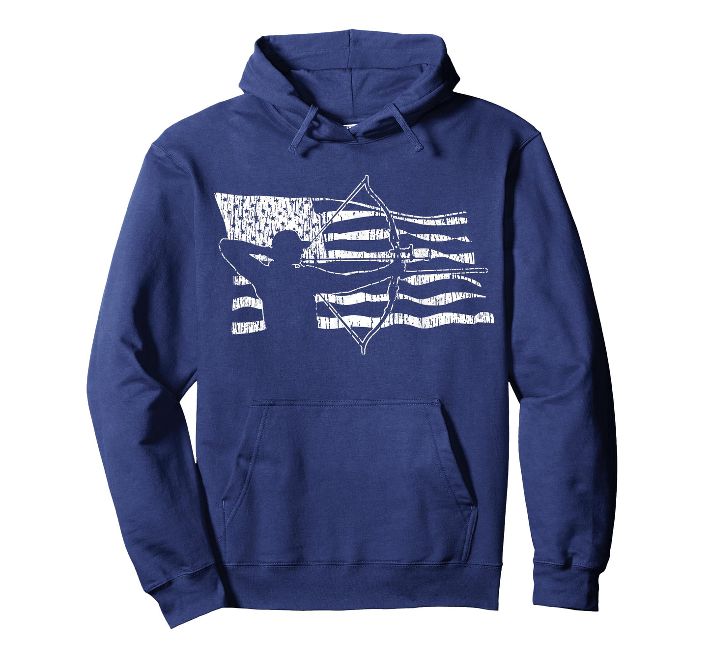 Bow Hunting American Flag Archery Patriotic Bow Hunter Gift T-Shirt for Women Men