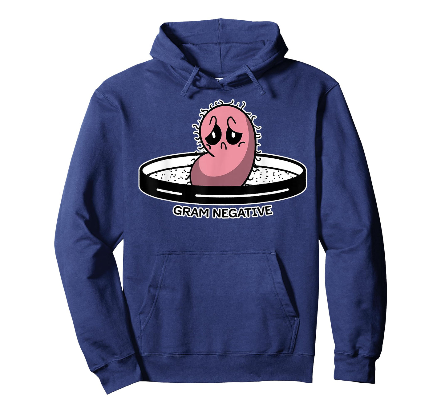 Cute Funny Negative Bacteria Microbiology Science Distressed T-Shirt