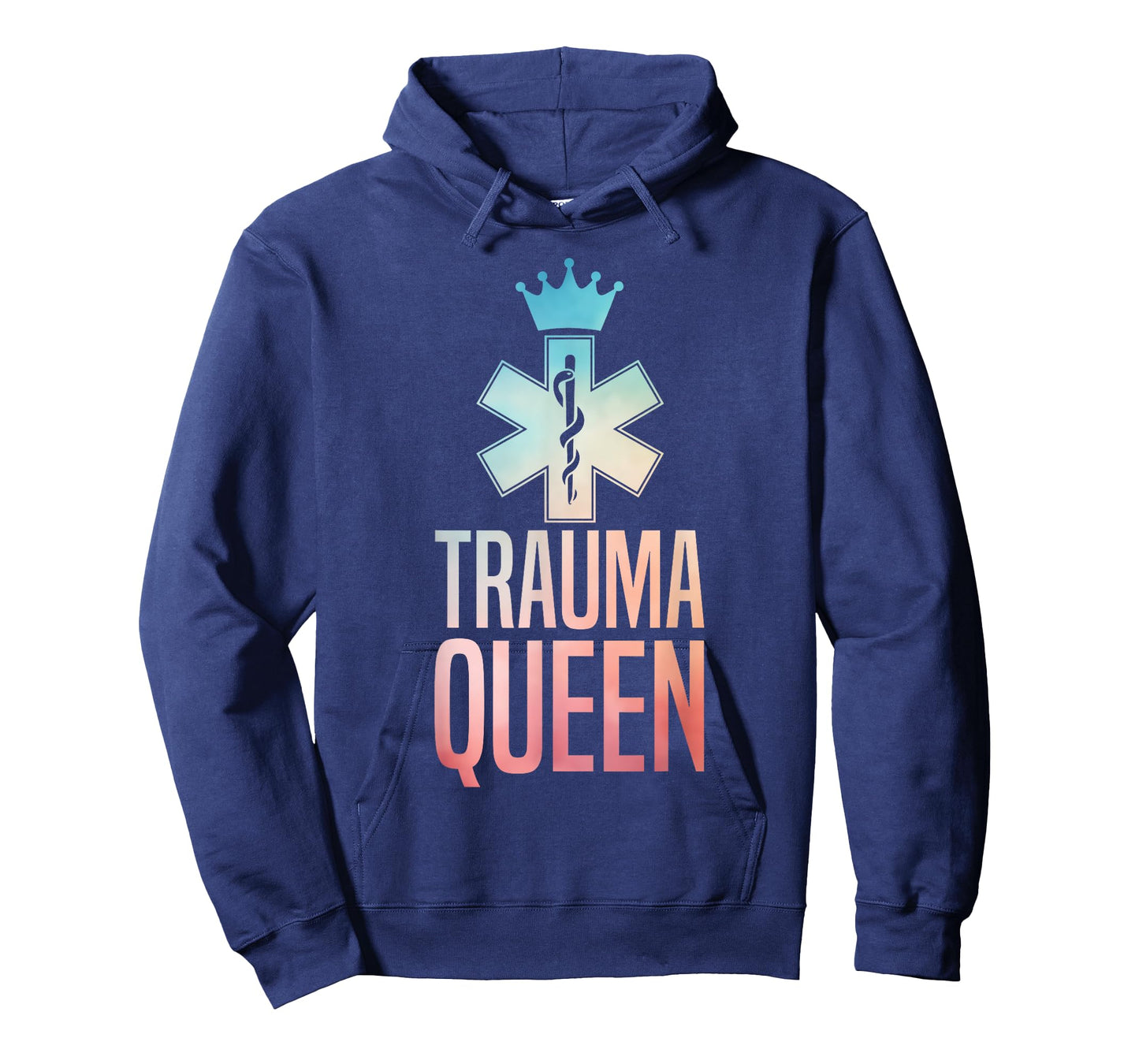 Funny Trauma Queen Art For Women Girls Youth Paramedic EMT T-Shirt