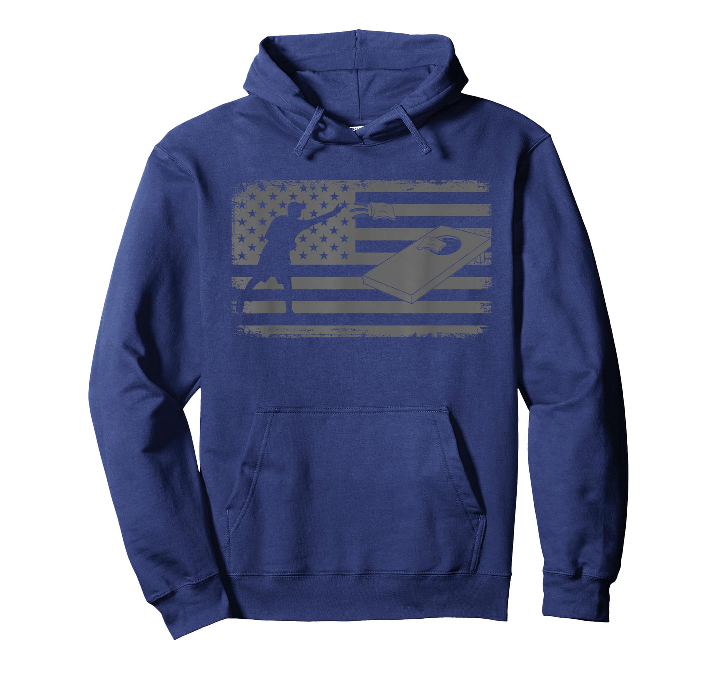 Cornhole Usa Flag Cornhole Team Bean Bag Funny Cornhole T-Shirt