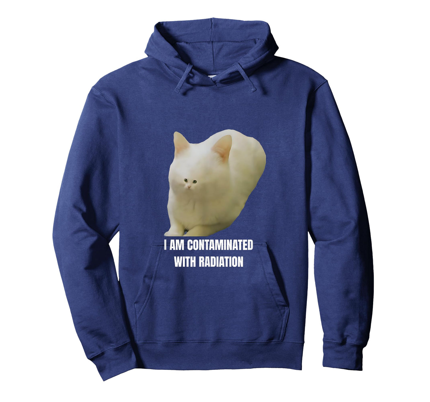 I Am Contaminated With Radiation Ironic Cat Meme T-Shirt