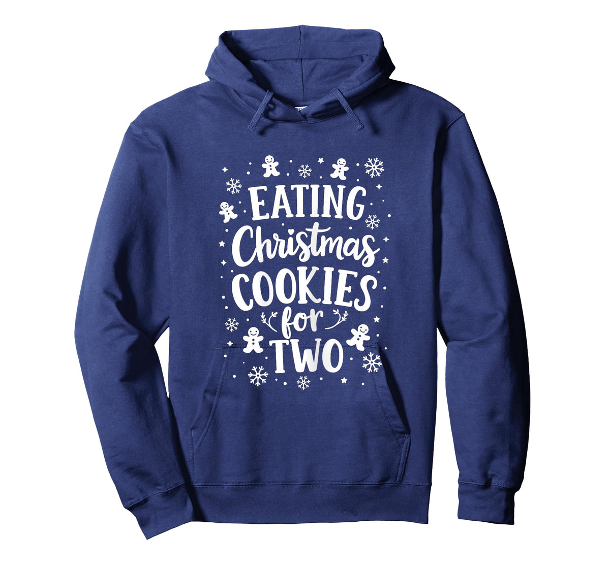 Eating Christmas Cookies for Two Funny Pregnancy Christmas T-Shirt
