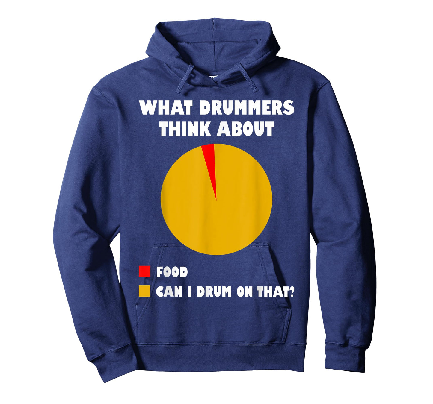 What Drummers Think About Food Can I Drum On That? T-Shirt