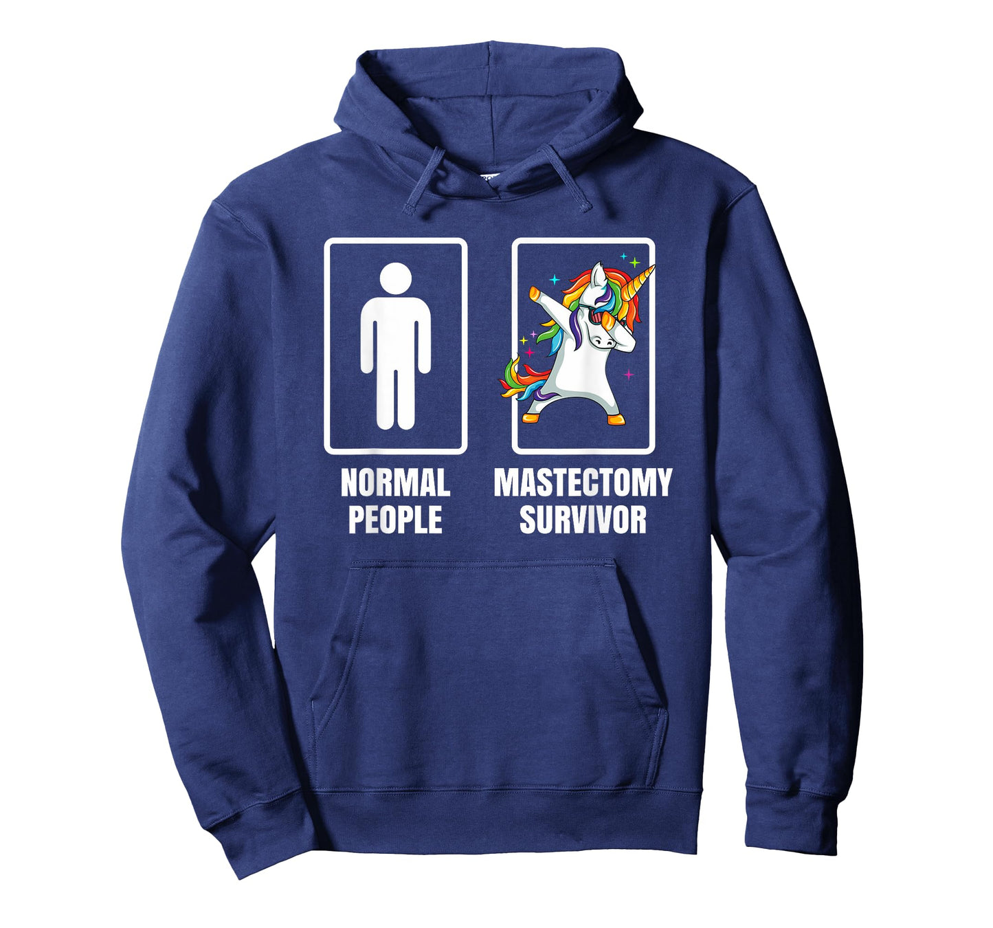 Dabbing Unicorn Mastectomy Surgery Survivor Recovery Gift T-Shirt