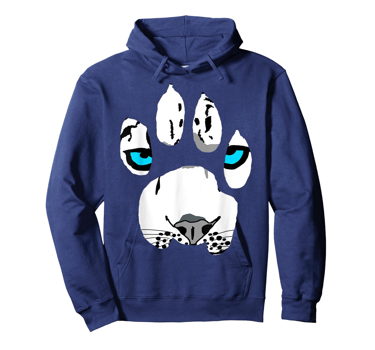 Snow Leopard Paw Claws Wildcat Feline Big Cat Tiger T-Shirt for Men Women Kids