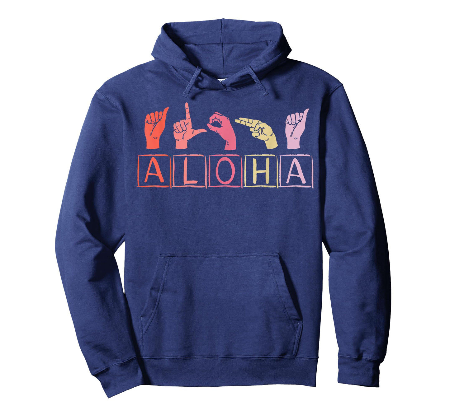 Aloha Hand Sign Language American ASL Teacher Hawaiian Men Women T-Shirt