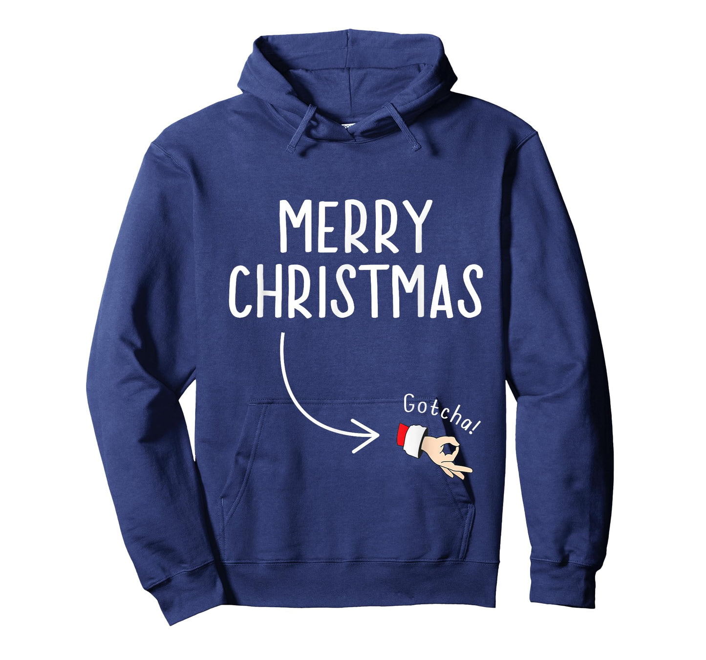 Circle Game Ok Hand Santa Merry Christmas T-Shirt
