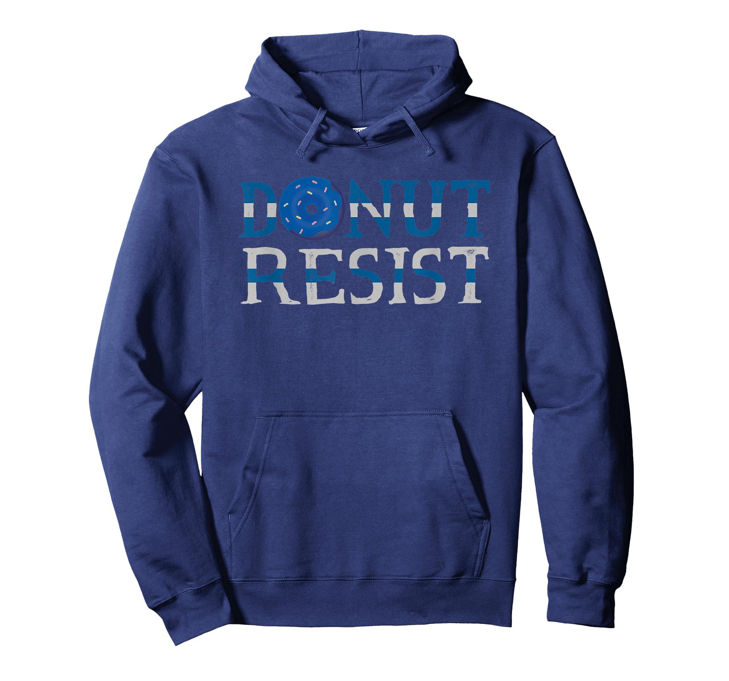 Thin Blue Line Police Officer Donut Resist T-Shirt