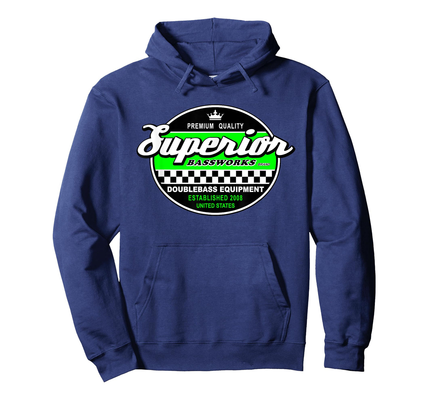 Superior Bassworks Green Logo - Upright Double Bass T-Shirt