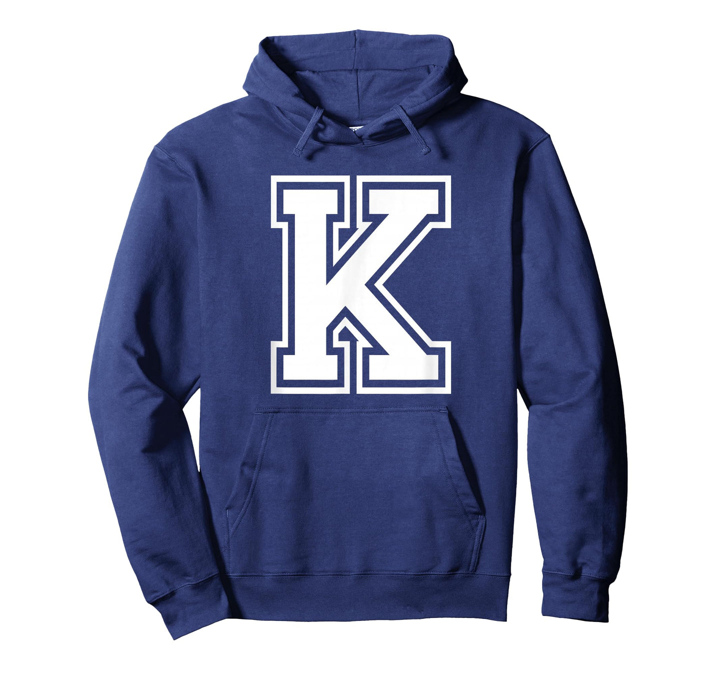 Letter K Name Initial Varsity Alphabet Monogram T-Shirt
