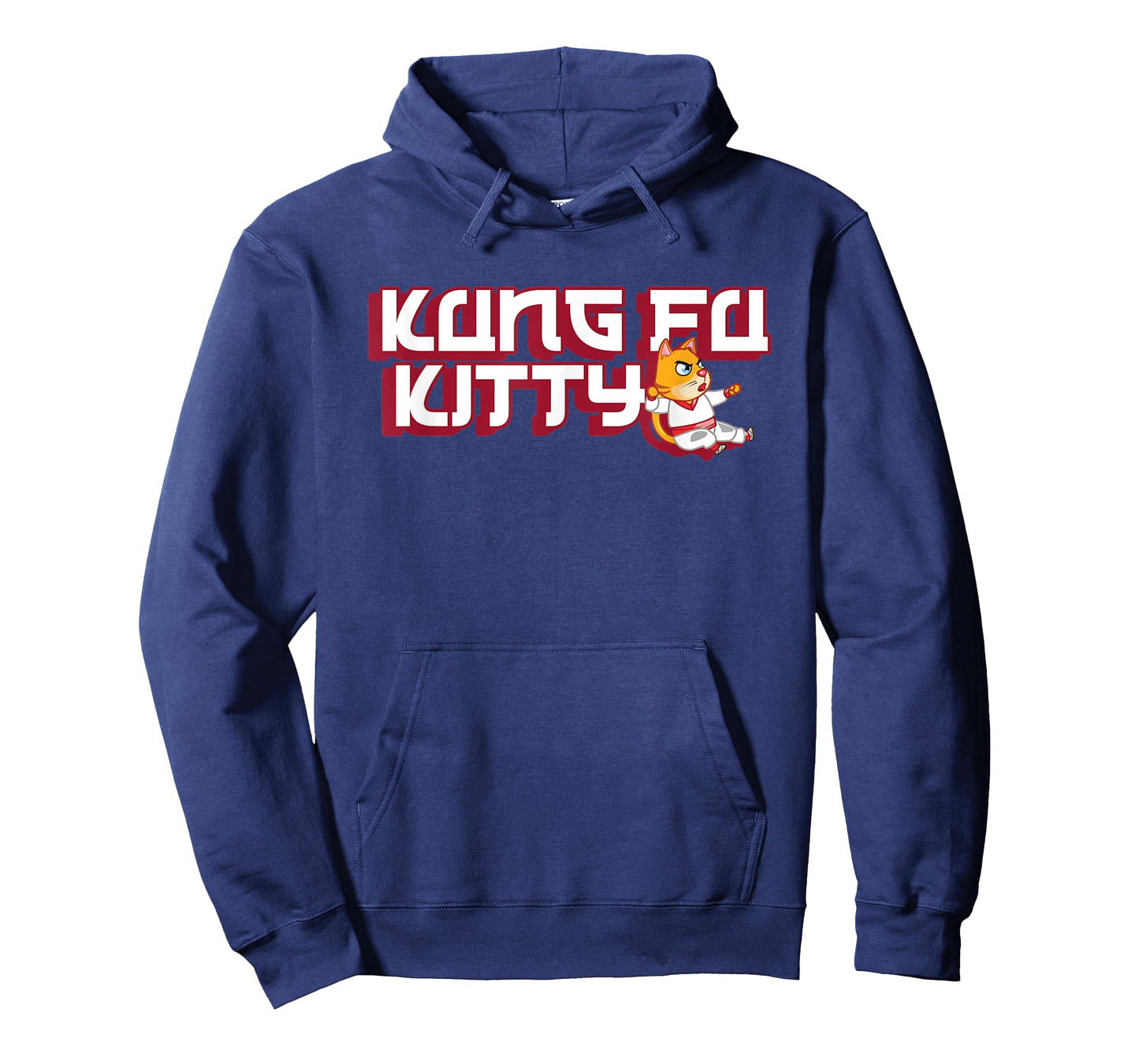 Kung Fu Kitty T-Shirt - Funny Cute Cat Kitten Martial Arts T-Shirt for Men Women Kids