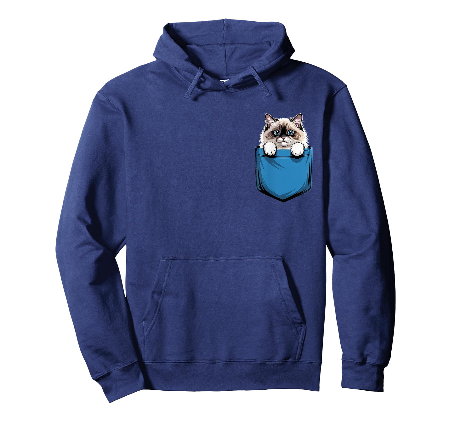 Cute Pocket Ragdoll Cat Lover Cat Mom T-Shirt