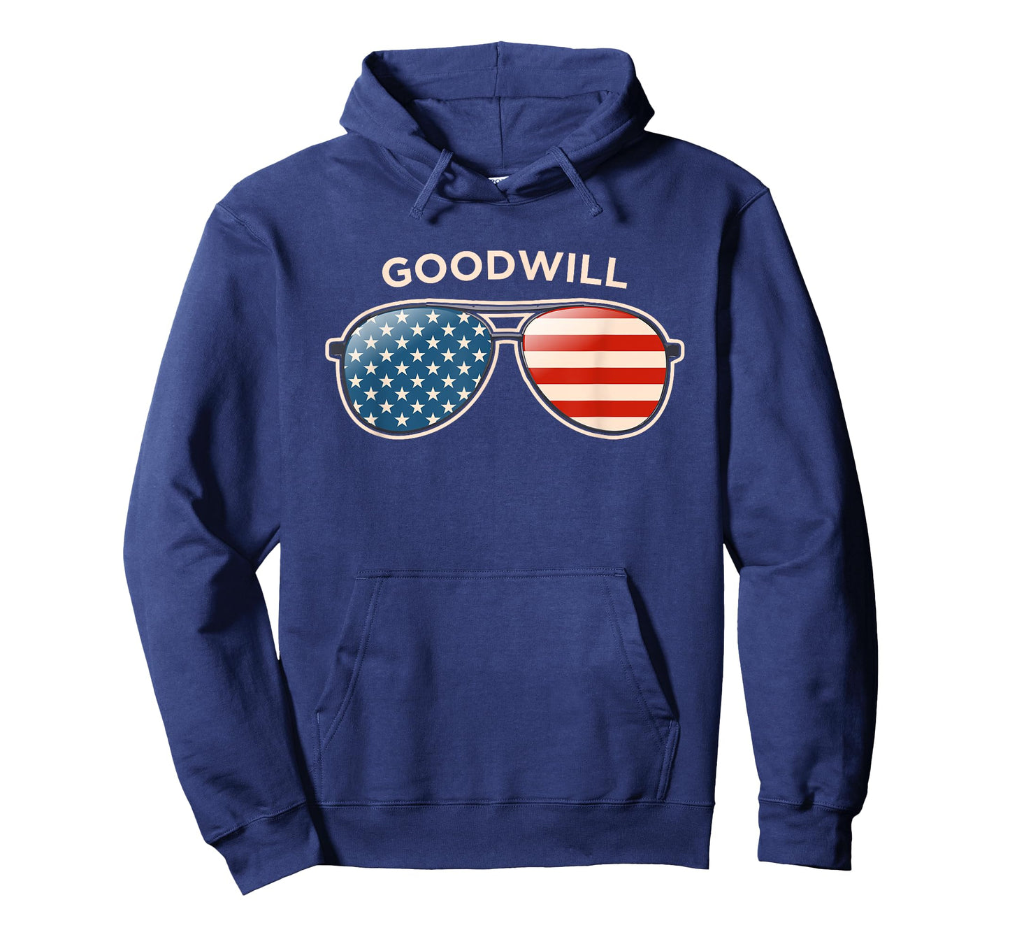 Goodwill, MD Vintage US Flag Sunglasses T-Shirt