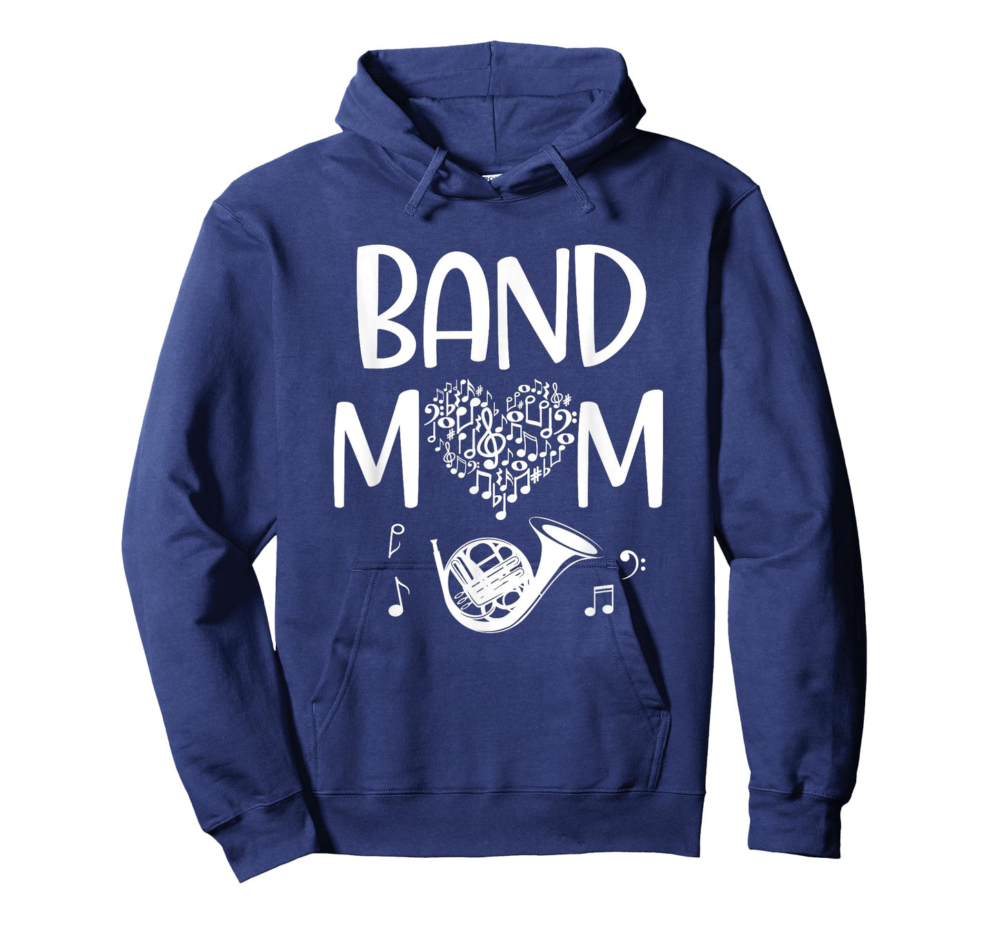 Proud Band Mom French Horn Player Son Daughter Performance T-Shirt