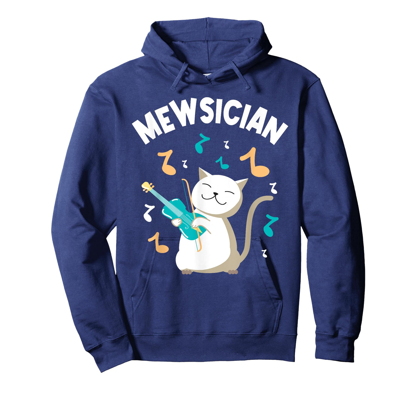 Mewsician - Violin Player Cat Violinist Musician Men Women Girls Kids T-Shirt