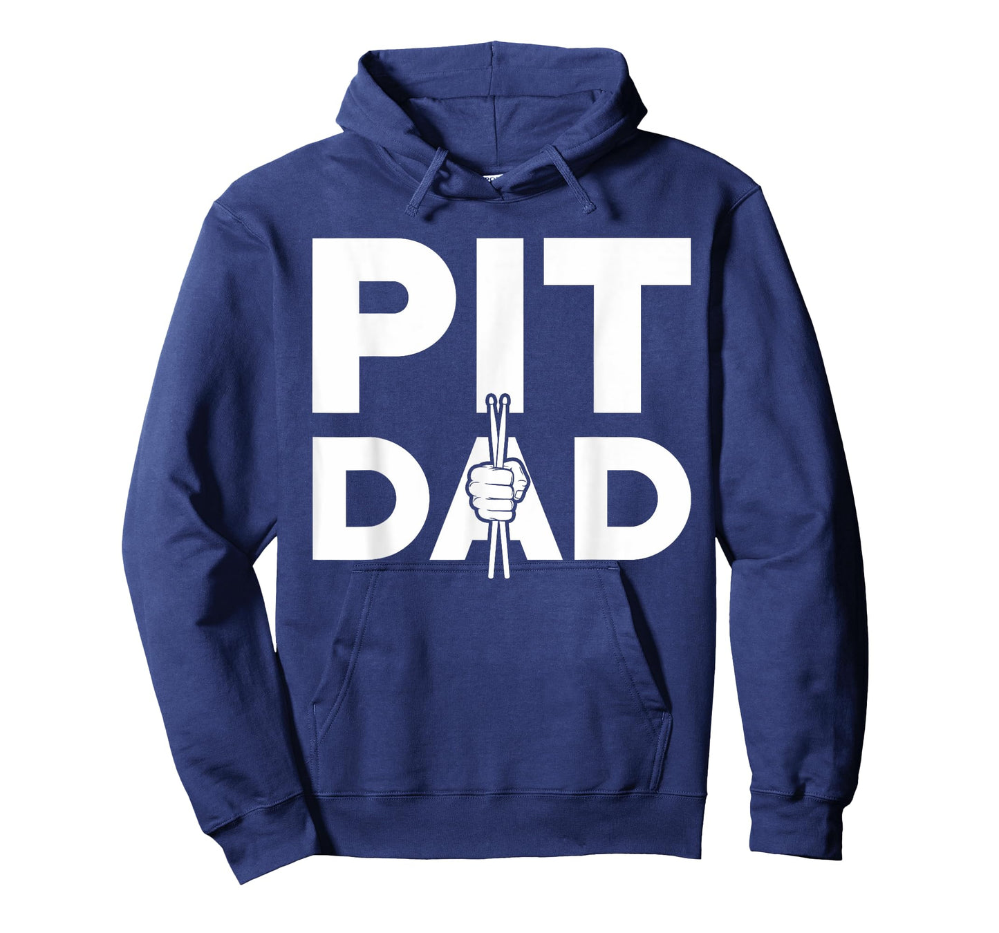 Marching Band Pit Dad Drum Sticks Fist T-Shirt