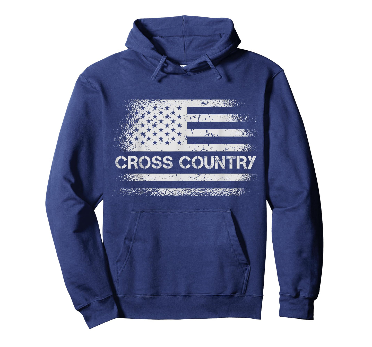 USA Flag Cross Country - American US Cross Country Running Women Girls Kids Men T-Shirt