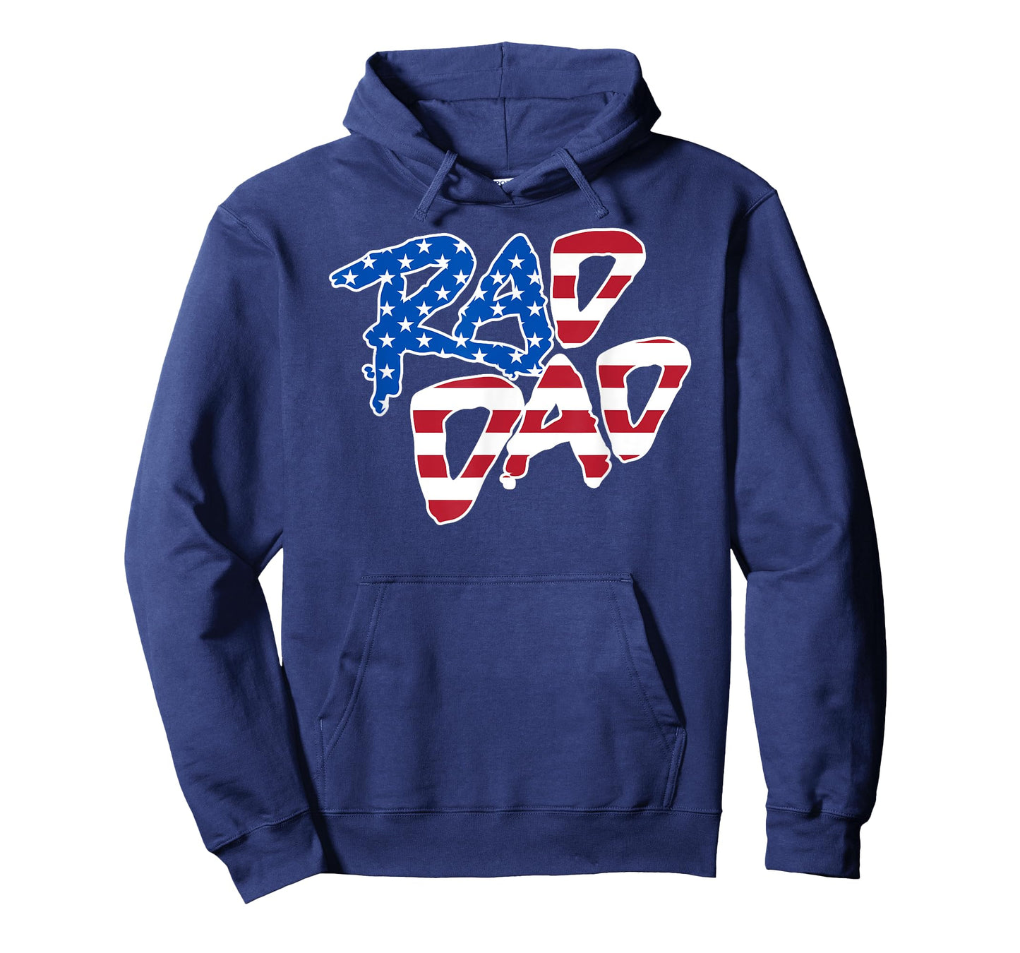 RAD DAD - Retro 4th of July USA Flag T-Shirt for Women Men