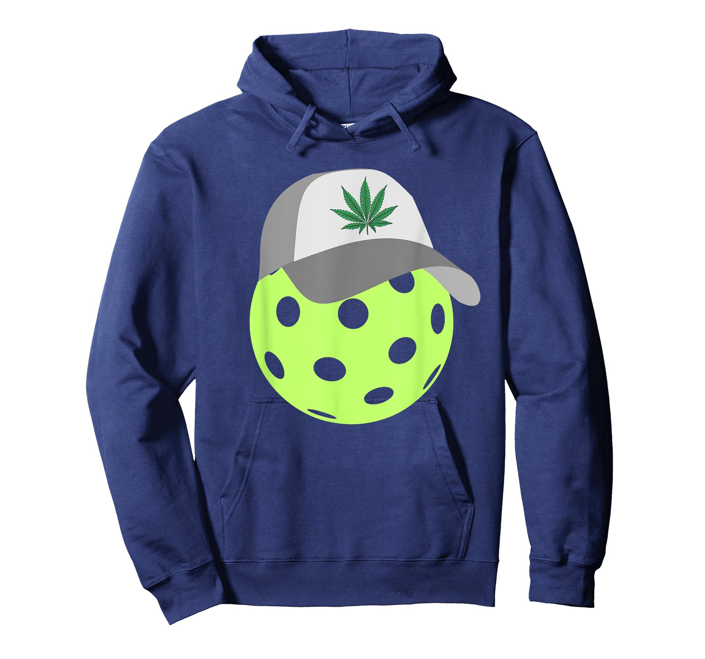 Pickleball With A Weed Hat Pickleball Lover Cannabis Lover T-Shirt