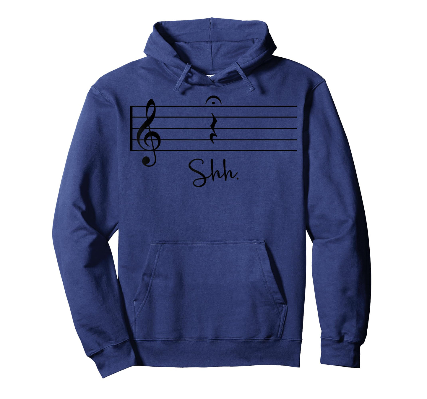 Funny Music Notes Shirt Shh Quarter Fermata Teacher Gift T-Shirt