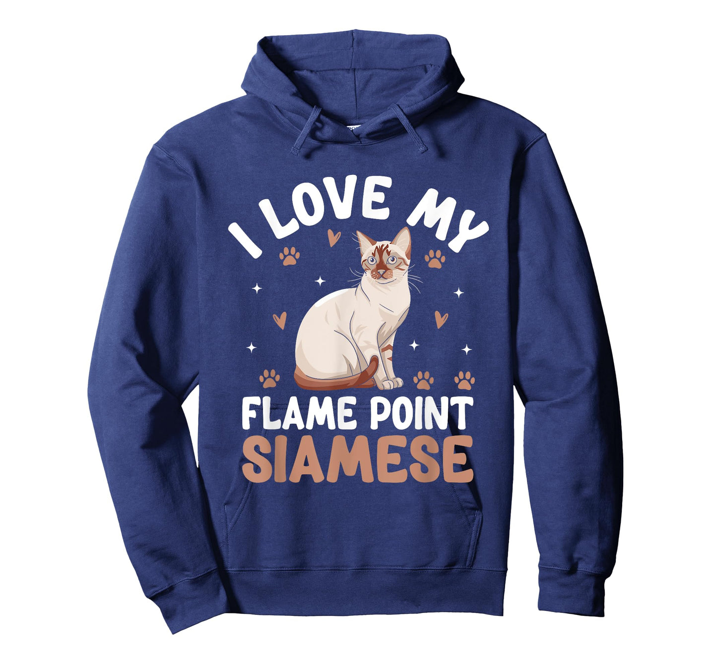 I Love My Flame Point Siamese Meezer T-Shirt