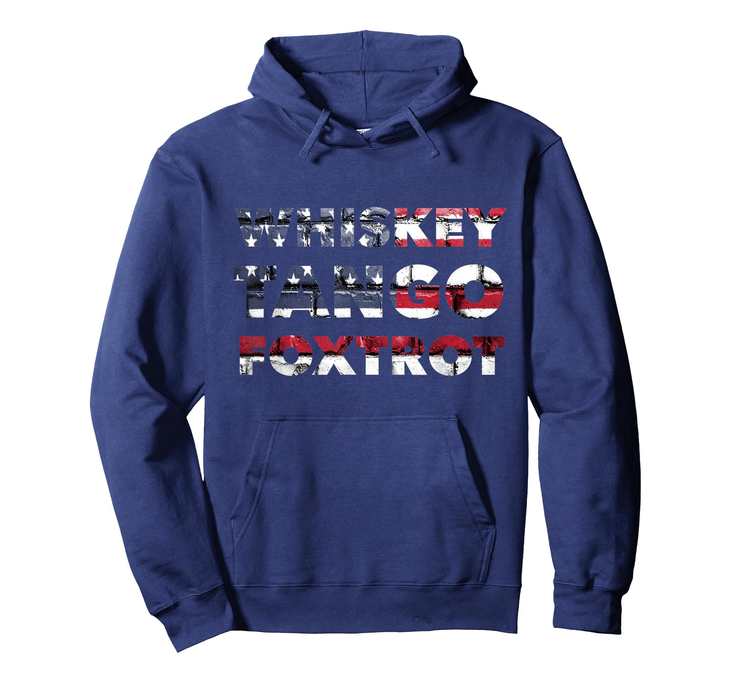 WTF Whiskey Tango Foxtrot American Flag Men Women T-Shirt