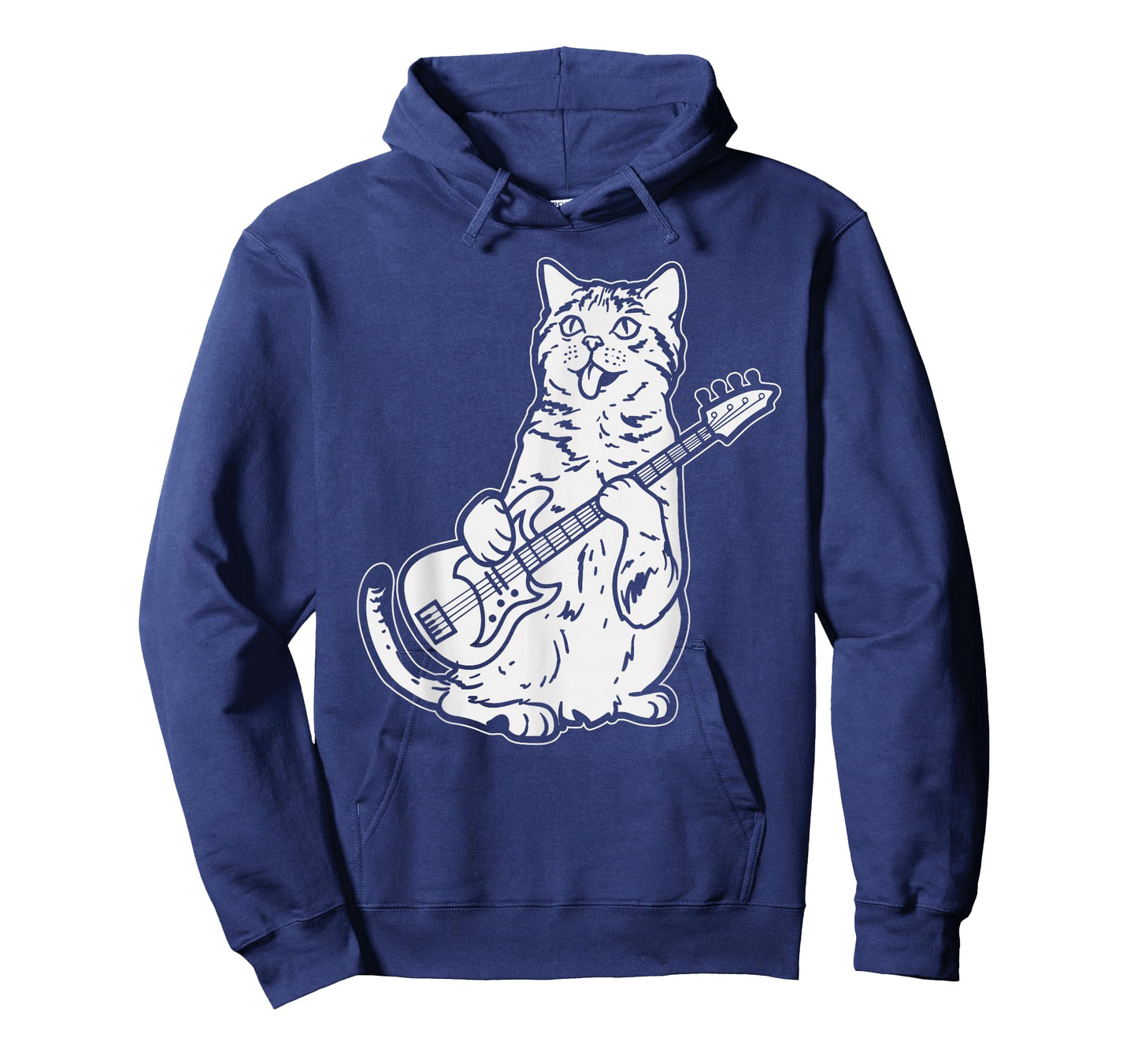 Cat Playing Bass Guitar Musician Animal Pet Music Lover Gift T-Shirt