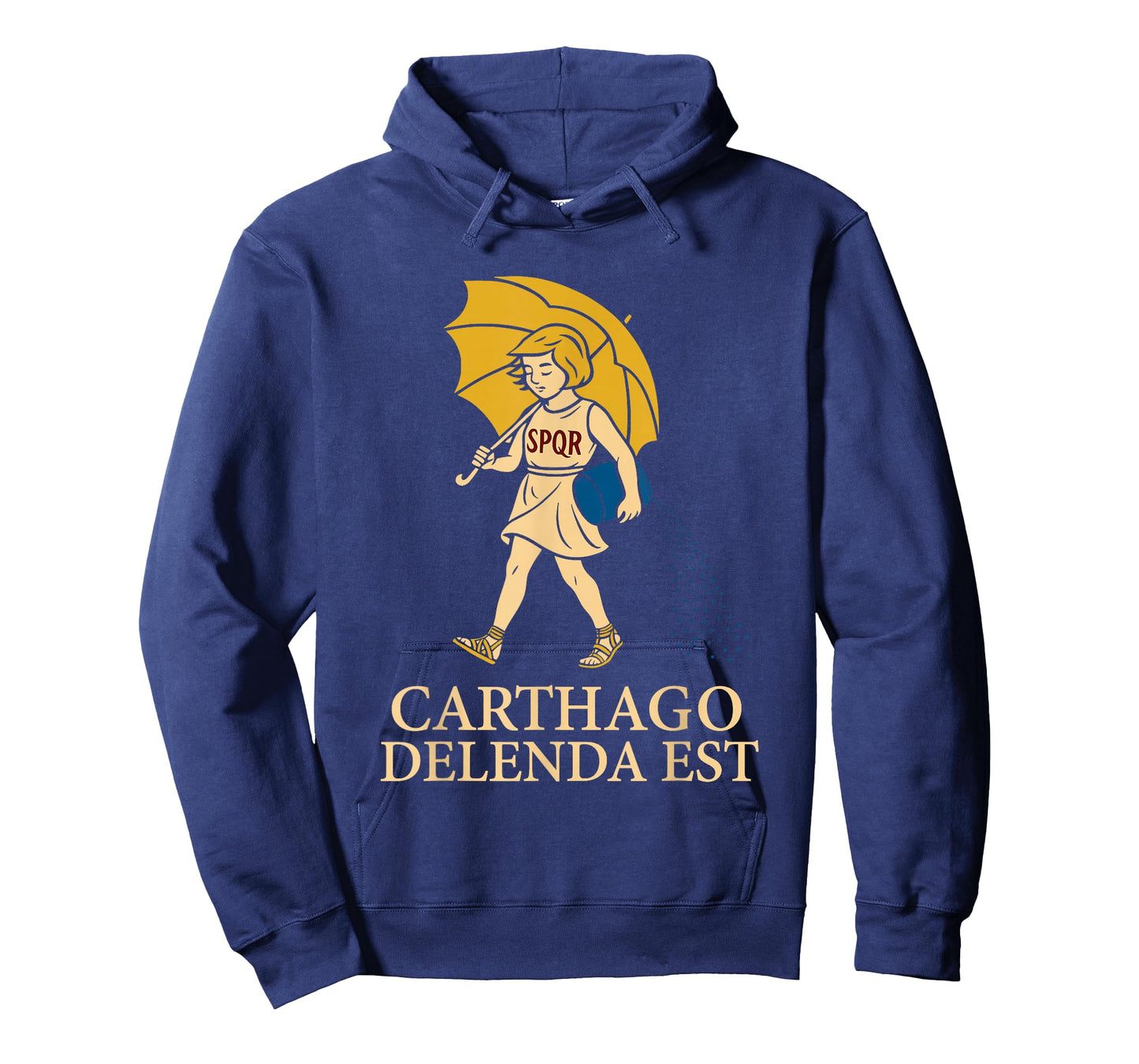Carthago Delenda Est Funny Roman History Attire (SPQR) T-Shirt