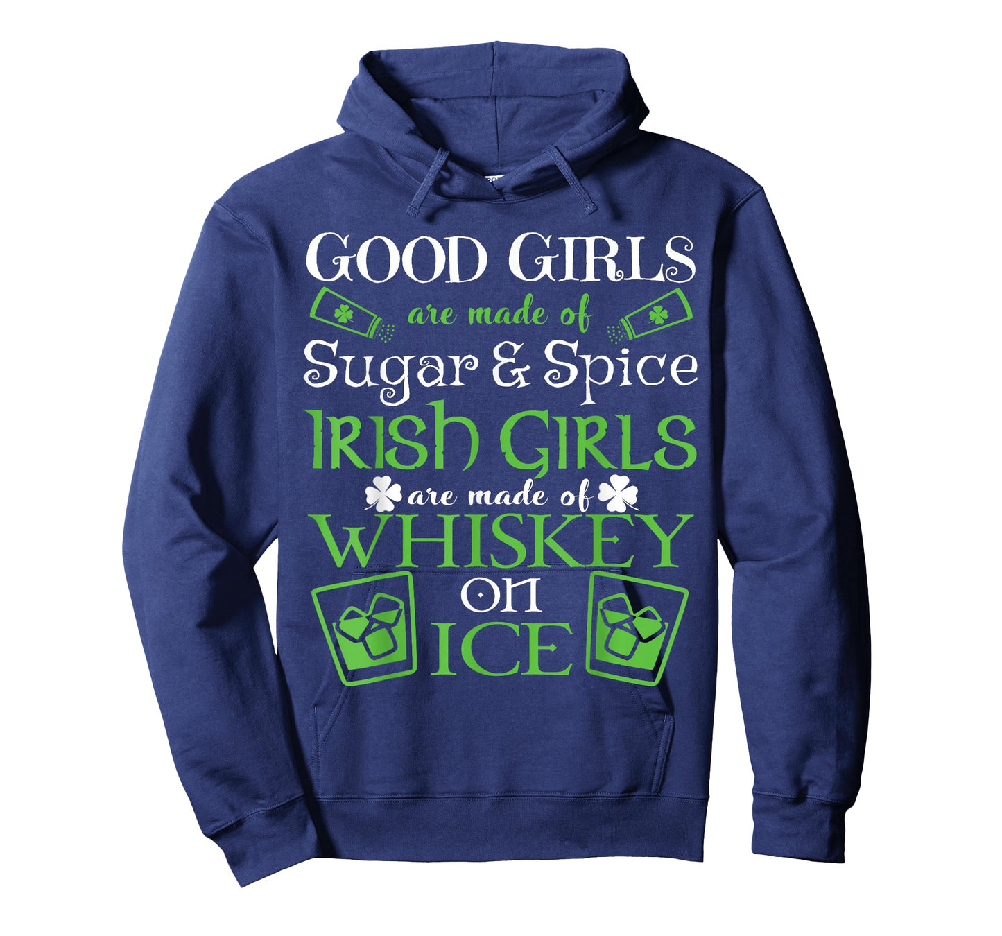 Irish Girls are Whiskey on Ice St. Patrick's Day T-Shirt T-Shirt