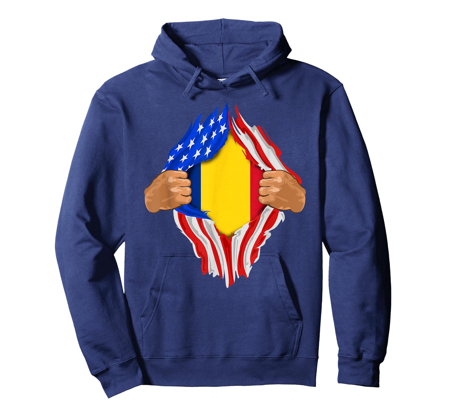 Romanian Blood Inside Me T-Shirt | Romania Flag Gift T-Shirt