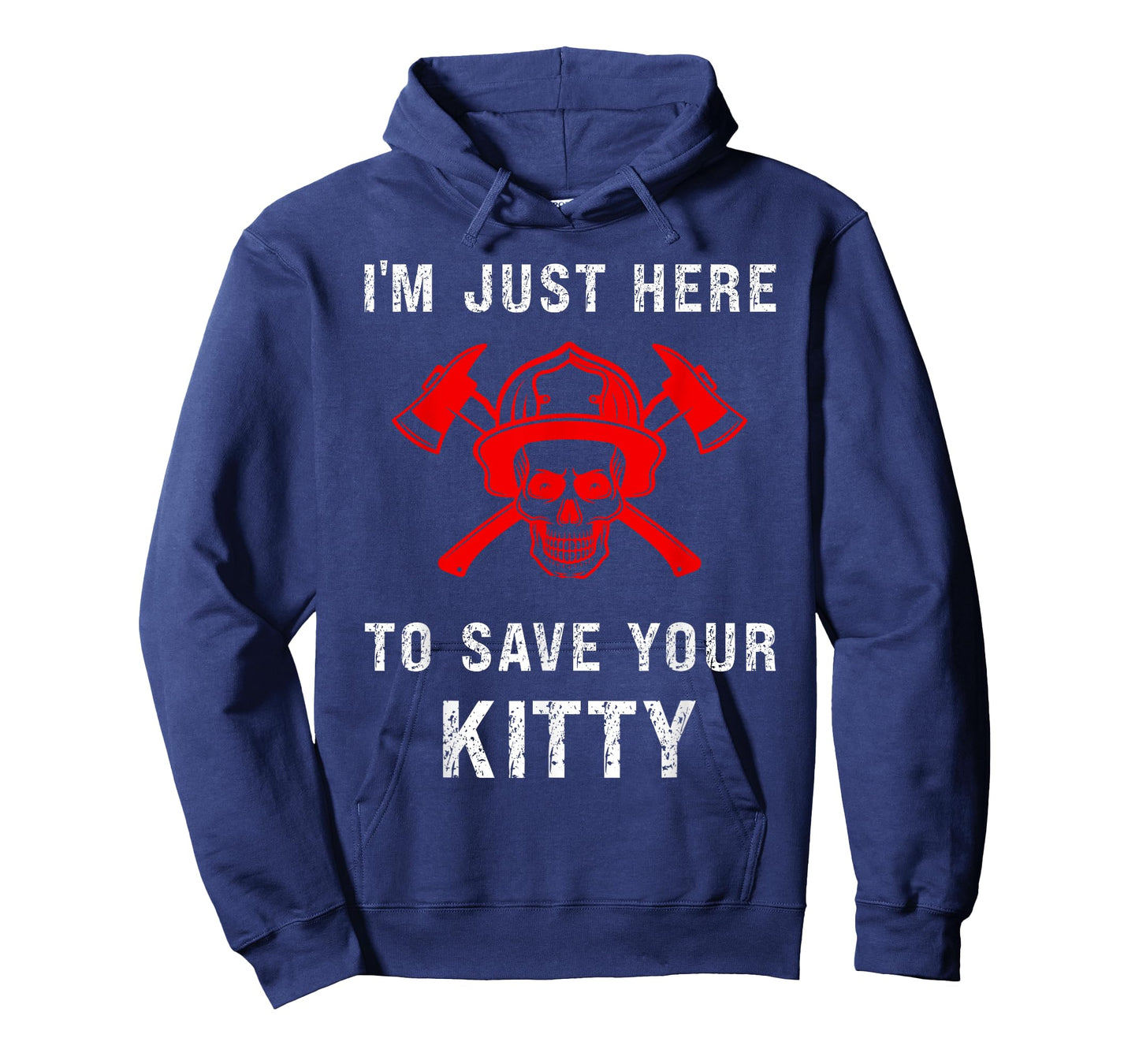 Firefighter Shirt Funny Save Your Kitty Gag Fireman T-Shirt