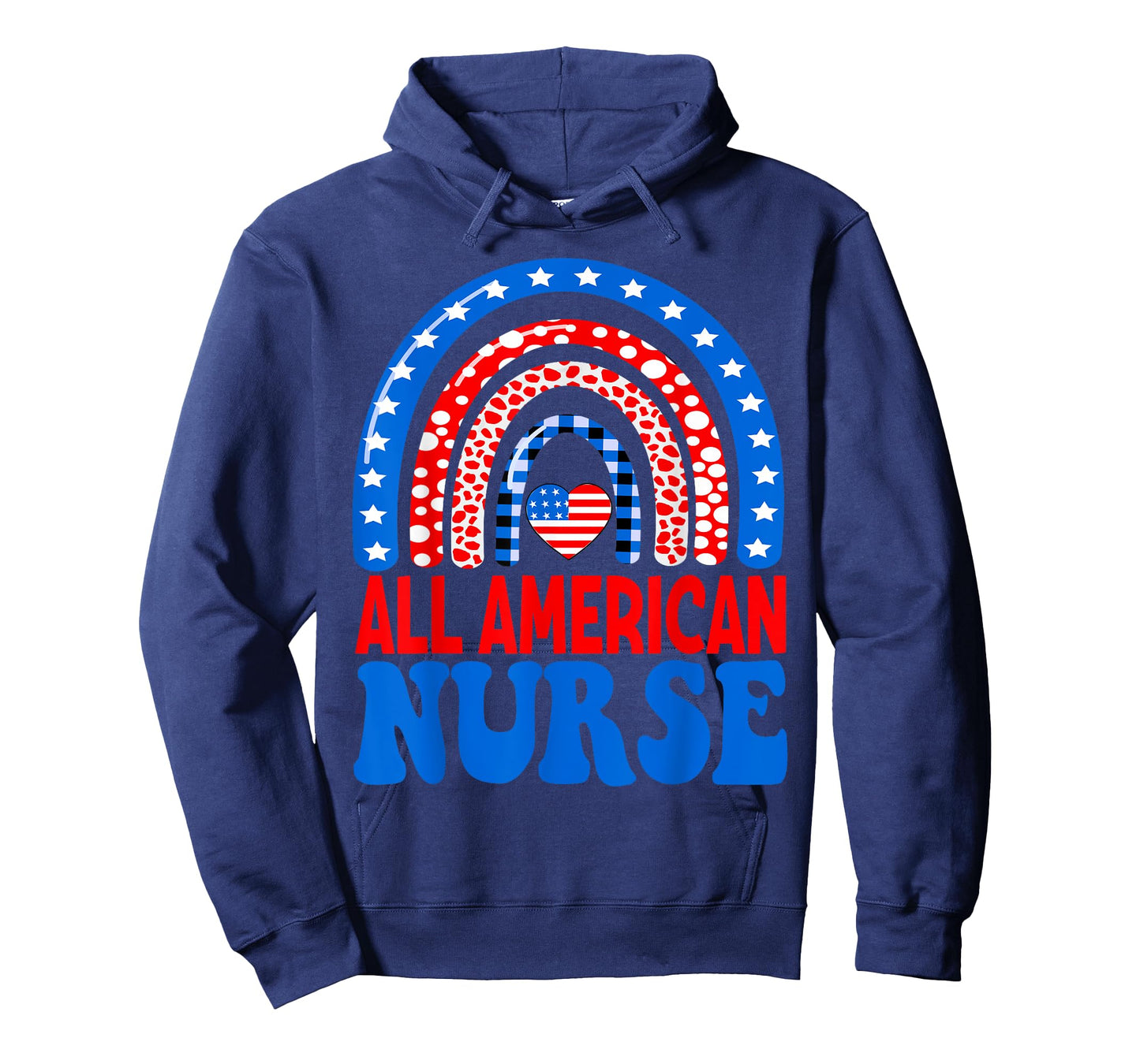 All American Nurse 4th of July RN Independence Day Nursing Women Men T-Shirt