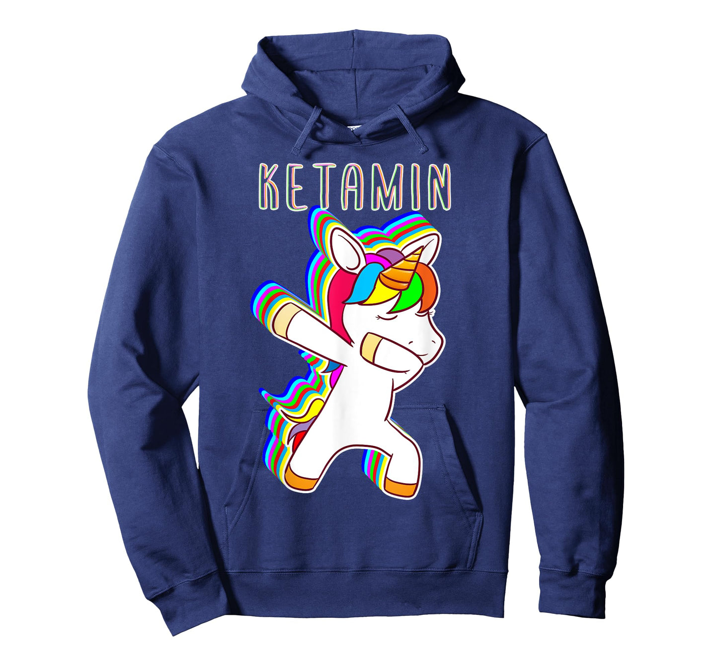 Ketamin Dabbing Unicorn Keta Unicorn Techno Rave T-Shirt