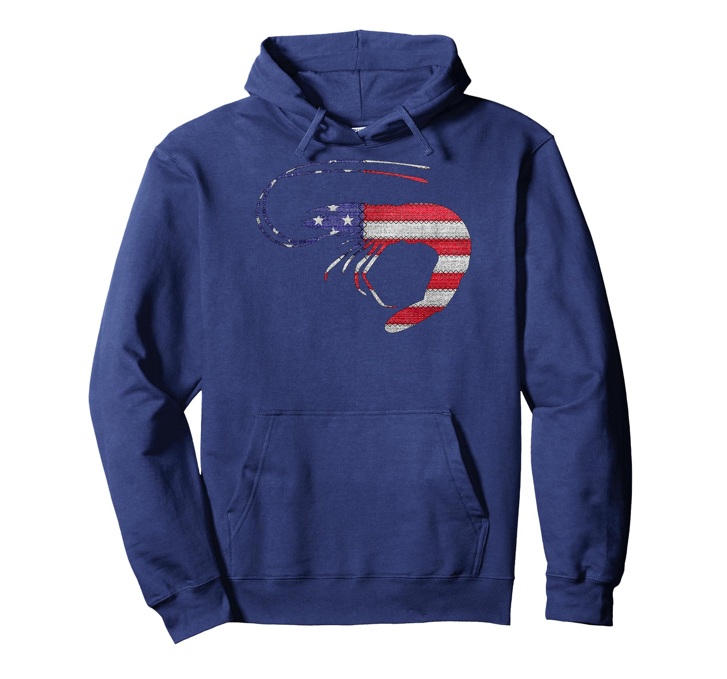 Patriotic Shrimp Love American Flag Vintage Funny Gift T-Shirt for Women Kids Men