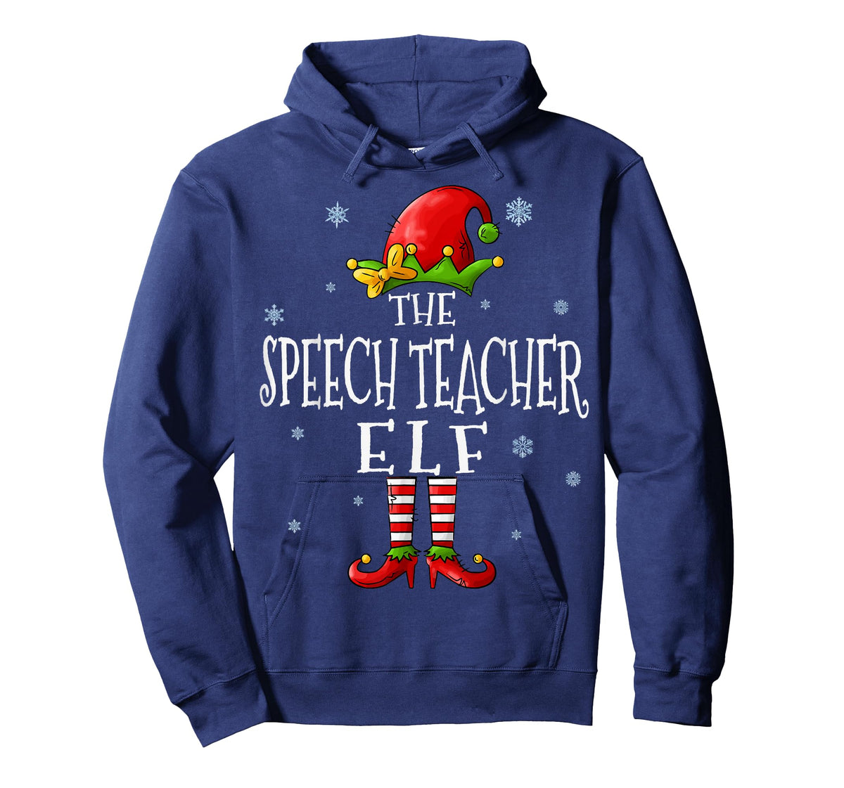 The Speech Teacher Elf Squad Funny Groupe Matching Christmas T-Shirt