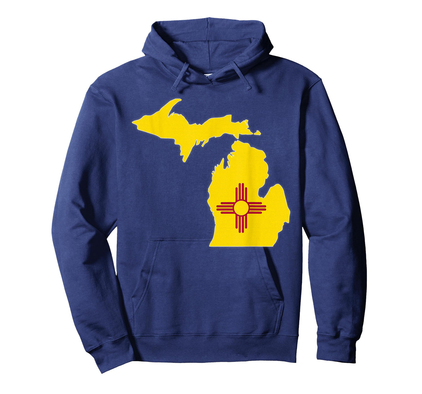MICHIGAN STATE MAP NEW MEXICO NM Flag Roots Men Women Gift T-Shirt