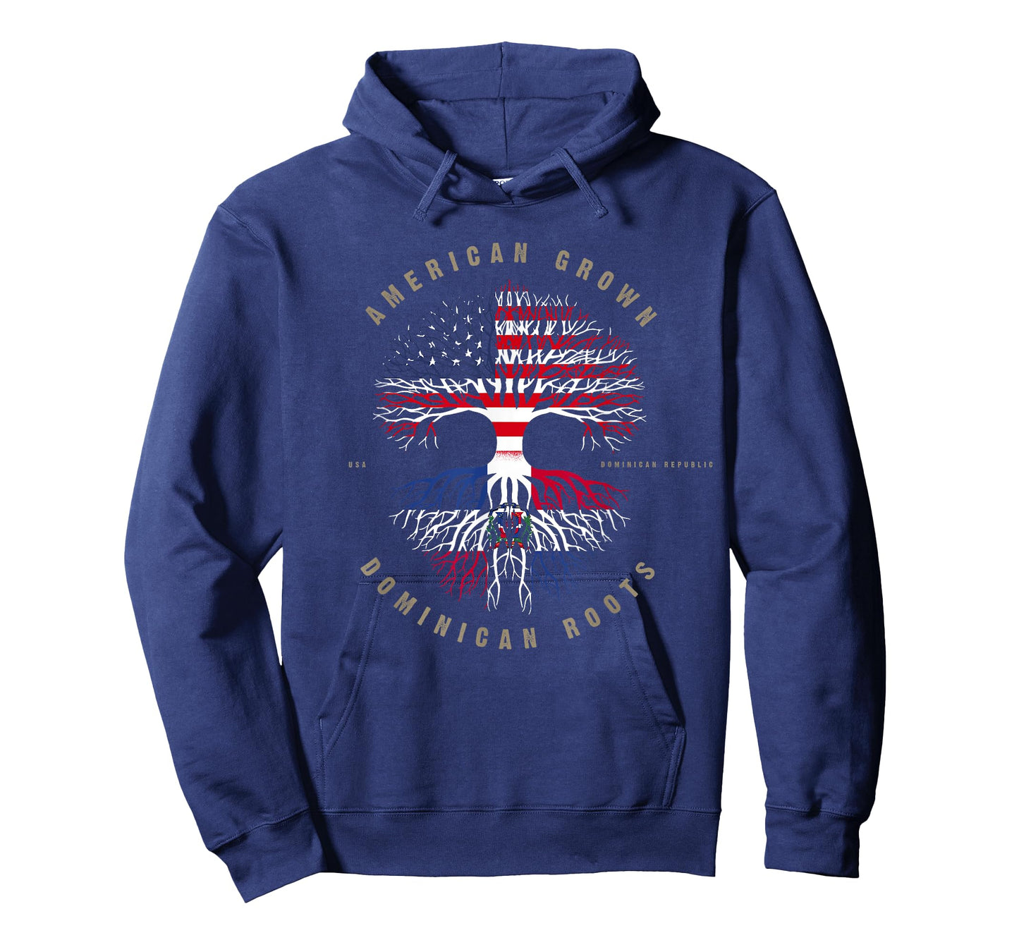 American Grown Dominican Roots Dominican Republic T-Shirt