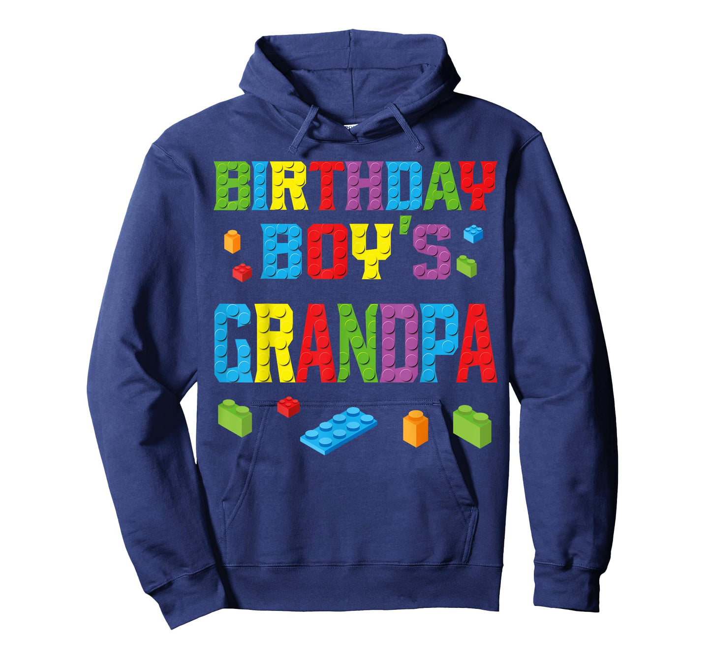 Master Builder Birthday Boy's Grandpa Building Bricks Blocks T-Shirt