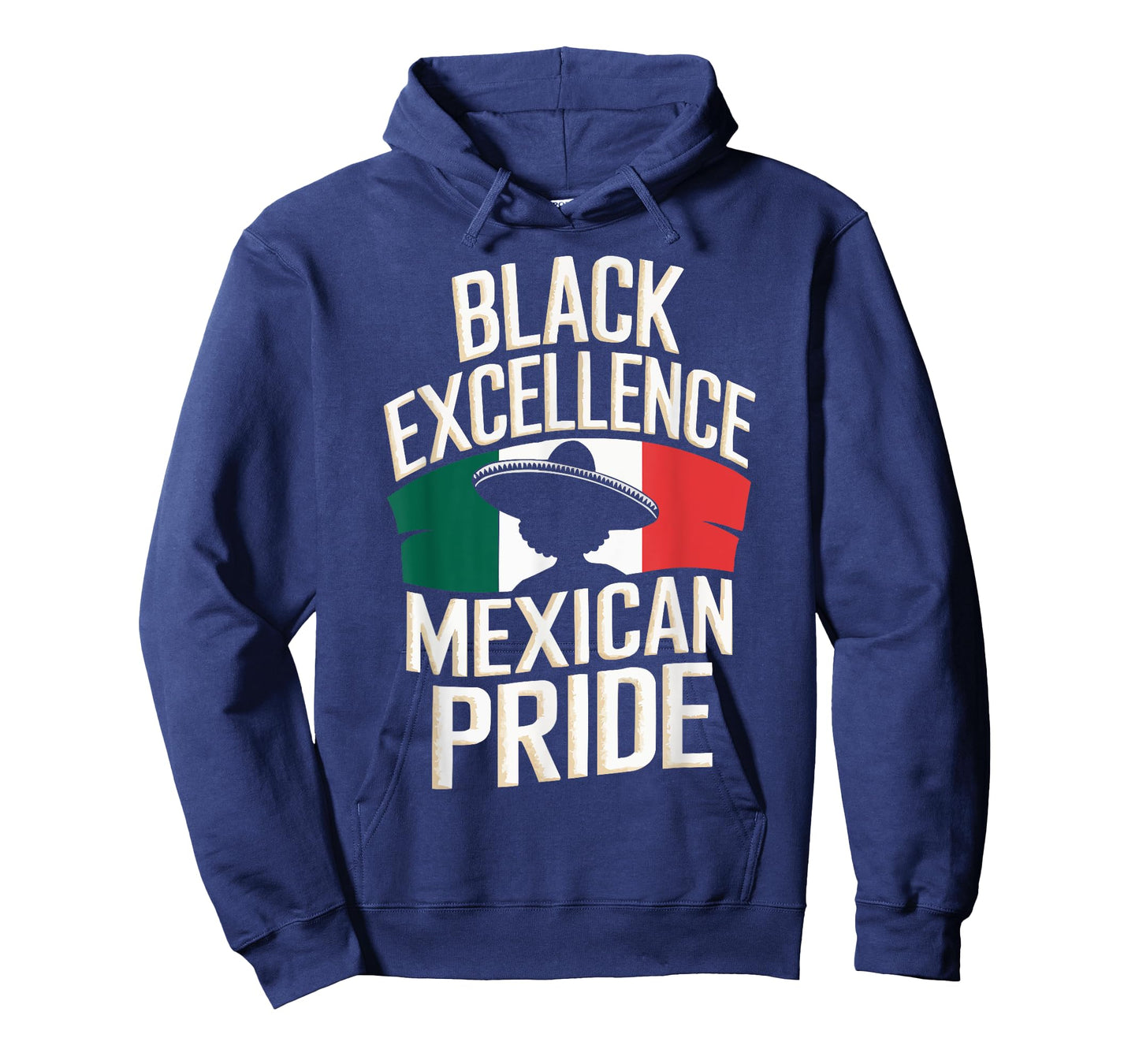 Half Mexican Half African American USA Flag Black America T-Shirt